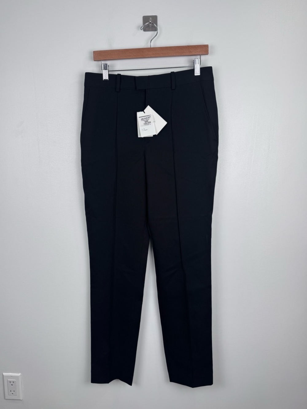 NWT Isabel Marant Women Slim Black Trouser Pant Size‎ 38 US 6